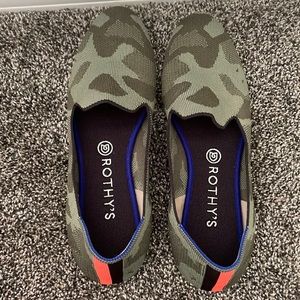 Rothy’s Flats- Size 10.5- Excellent Condition- Camo Pattern